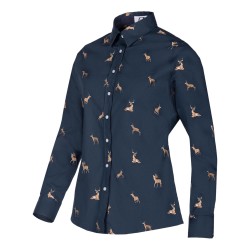 Baleno Ladies Laura Cotton Shirt Deer Print