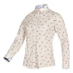 Baleno Ladies Mary Cotton Shirt Dashound Print