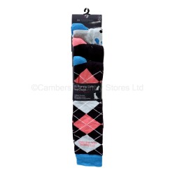 HY Equestian Socks 3 Pack Its Raining Cats & Dogs