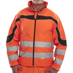 B Seen Hi-Vis Eton Soft Shell Jacket