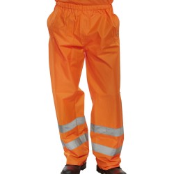 B Seen Hi-Vis Lightweight Waterproof Suit