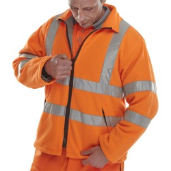 B Seen Hi-Vis Fleece Jacket