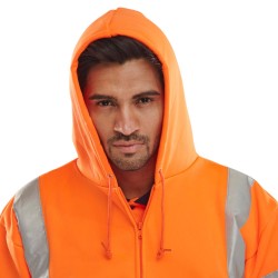 B Seen Hi-Vis Hooded Sweatshirt