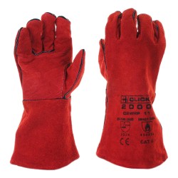 Welding Gauntlets Red 14"