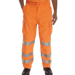 B Seen Hi-Vis Polycotton Trousers