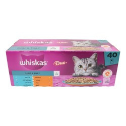 Whiskas 1+ Pouch Duo Surf & Turf In Jelly 85g