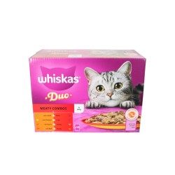 Whiskas 1+ Pouch Duo Meaty Combos In Jelly 85g