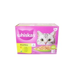 Whiskas 1+ Pouch Mixed Menu In Jelly 12 x 85g