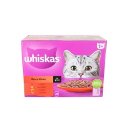 Whiskas 1+ Pouch Meaty Meals In Gravy 85g