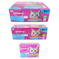 Whiskas 1+ Pouch Fish Favourites In Jelly 85g