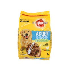 Pedigree Adult Dry Chicken & Veg 3kg