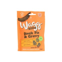 Wagg Treats Tasty Bites Steak Pie & Gravy 125g