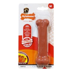 Nylabone Extreme Dog Chew Bone Bacon Medium