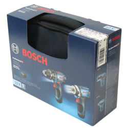 Bosch GDR 12-105 & GSB12v Twin Kit c/w Batteries & Bag