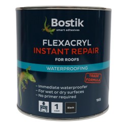 Bostik Flexacryl Instant Repair Compound Black 1kg