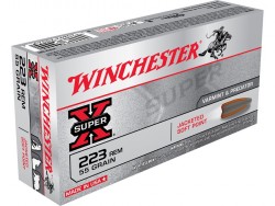 Winchester .223 Softpoint 55 Grain x20