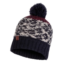 Buff Knitted Hat Thor Navy Blue