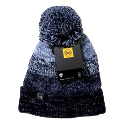 Buff Masha Knitted & Fleece Beanie Hat With Bobble