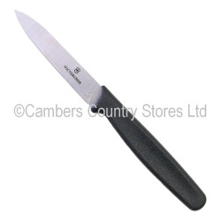 Victorinox Paring Knife Pointed Tip 8cm Black