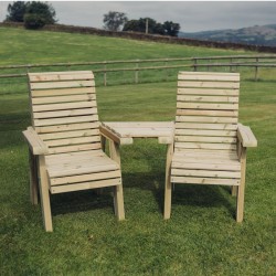 CVF Ergo Love Seat Angled 2 Person