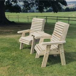 CVF Ergo Love Seat Angled 2 Person
