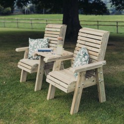 CVF Ergo Love Seat Square 2 Person