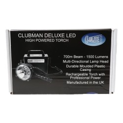 Clulite Clubman Deluxe LED Torch 12v 7ah