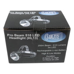 Clulite Pro Beam 510 LED Head Torch