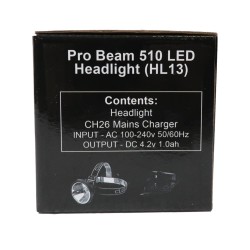 Clulite Pro Beam 510 LED Head Torch