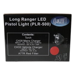 Clulite Long Ranger LED Pistol Type Torch Light