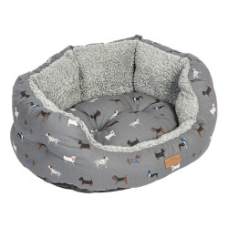 Fat Face Deluxe Slumber Bed Marching Dogs