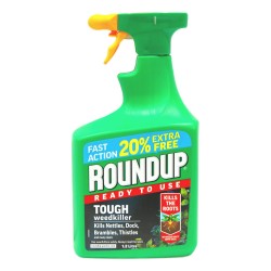 Roundup Tough Weedkiller RTU Trigger Bottle 1.2 Litre