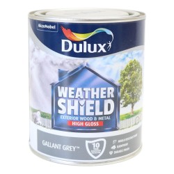 Dulux Weathershield Paint Exterior High Gloss 750ml