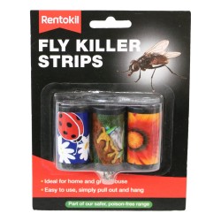 Rentokil Fly Killer Strips 3 Pack