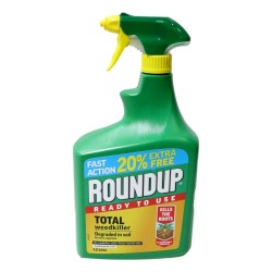 Roundup Total Weedkiller RTU Trigger Bottle 1.2 Litre