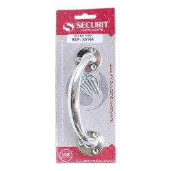 Securit Bow Handle Chrome 150mm