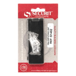 Securit Hasp & Staple Light Black