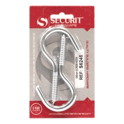 Securit Screw Hooks Zinc Plated