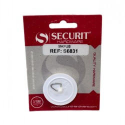 Securit Sink Plug White 38mm