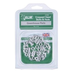 ALM Greenhouse Cropped Head Bolts & Nuts 20 Pack