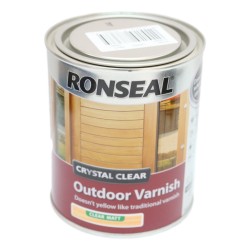 Ronseal Outdoor Varnish Crystal Clear Matt 750ml