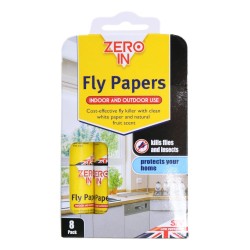 Zero In Fly Papers 8 Pack