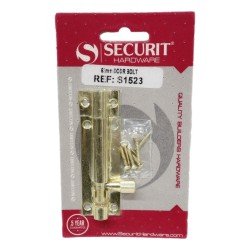 Securit Door Bolt Brass