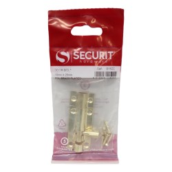 Securit Door Bolt Brass