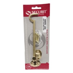 Securit Cabin Hook Silent Type Brass 150mm