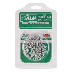 ALM Greenhouse Square Head Nuts & Bolts 20 Pack