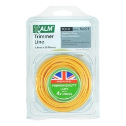 ALM Trimmer Line 2.4mm x 20m Round Yellow