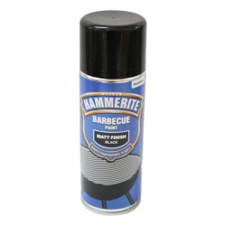 Hammerite BBQ Spray Paint Matt Black 400ml