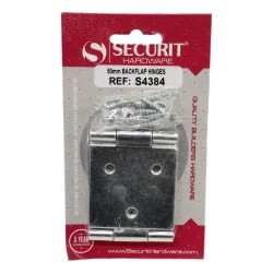 Securit Backflip Hinge Zinc Plated 50mm 2 Pack