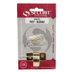 Securit Sash Eye Brass 45mm